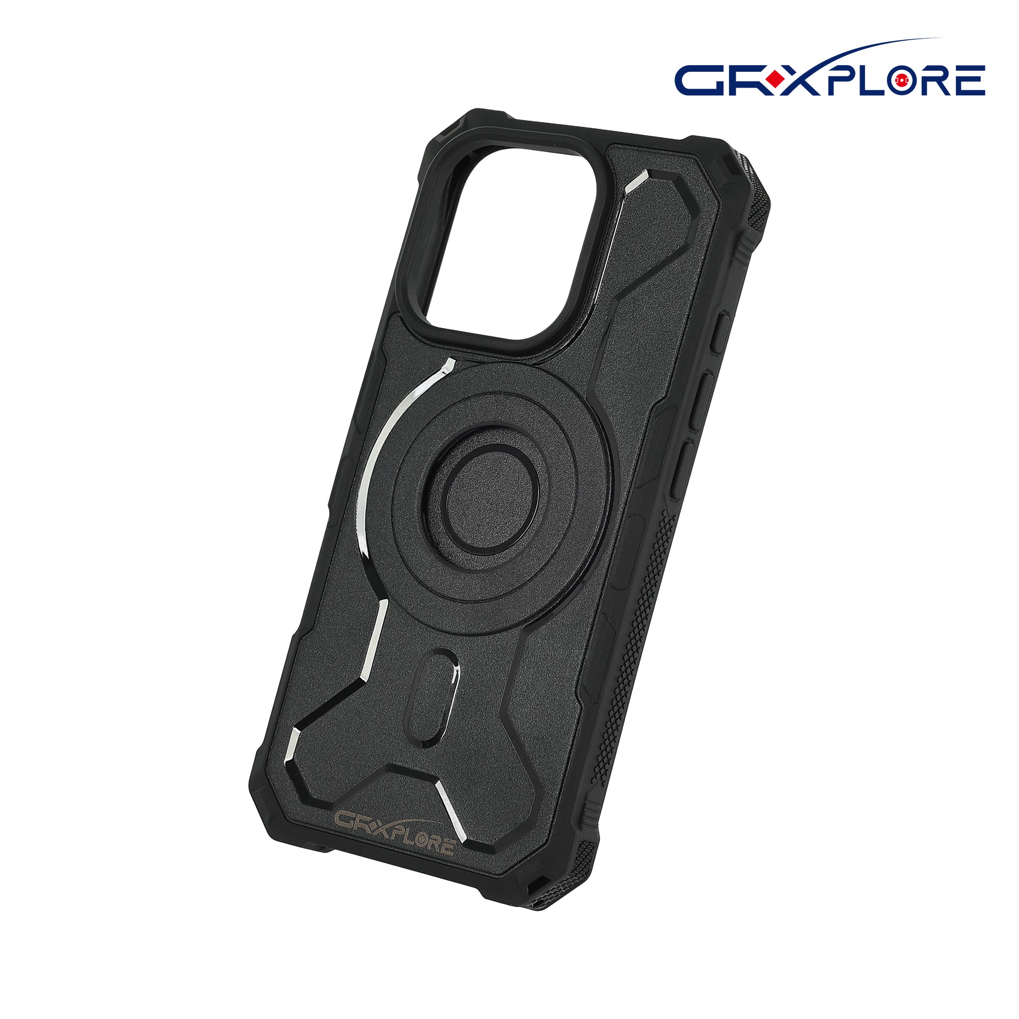 GRXPLORE Magnetic Quick Release Cell Phone Case For iPhone 15 Pro/ 15 Pro Max