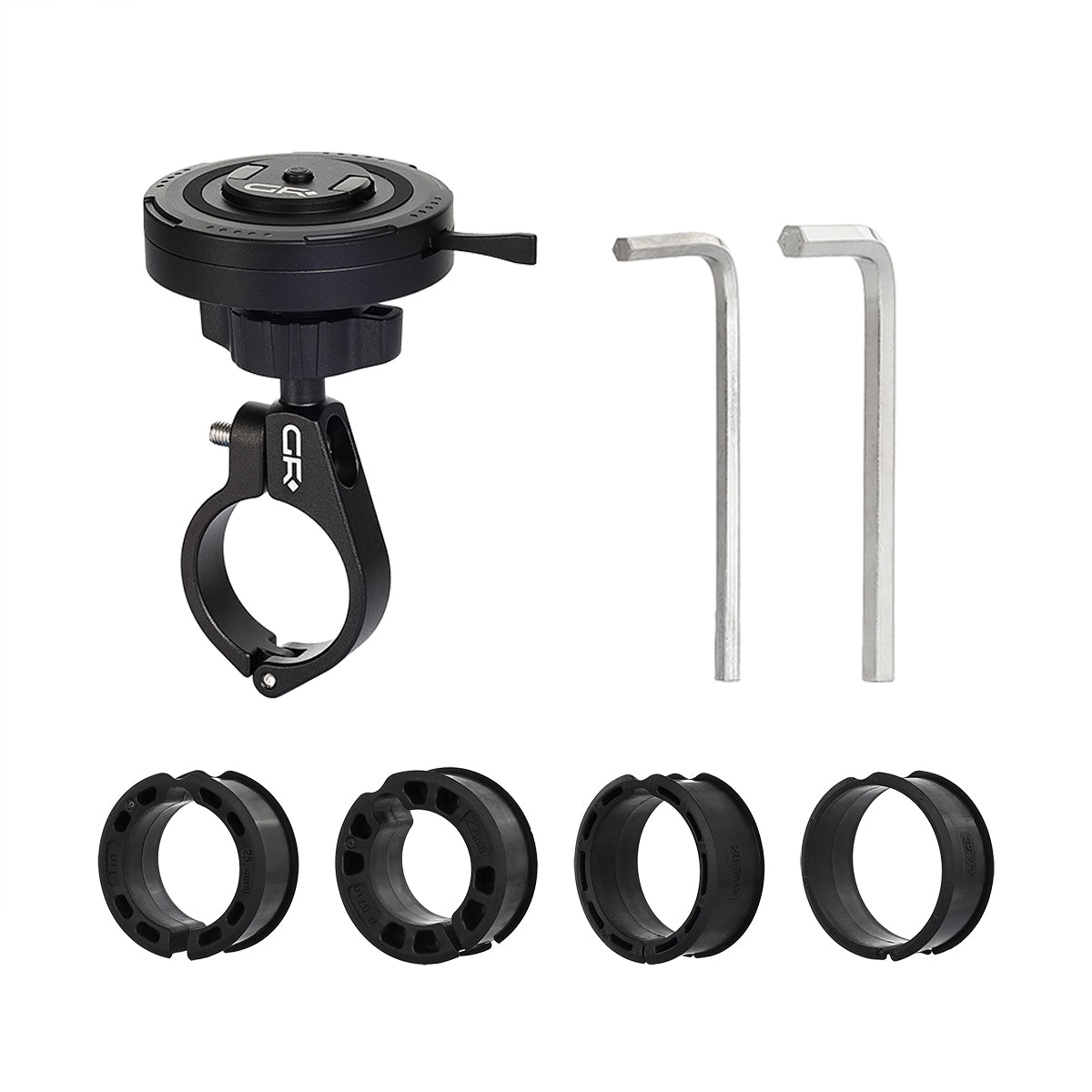 GRXPLORE GR-MT2 Motorcycle Handlebar Mounts with 17mm Ball Head