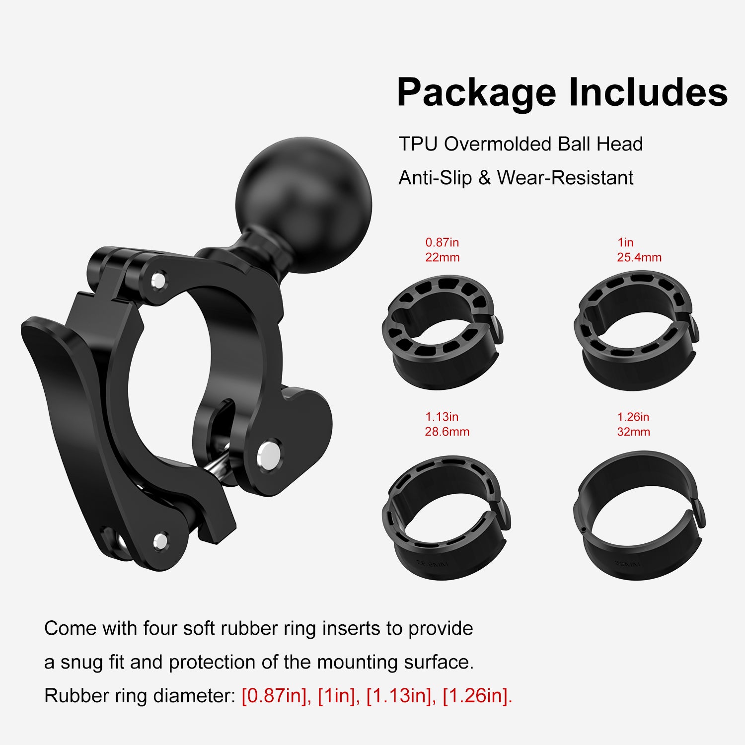 GRXPLORE GR-GD8P Tool-Free Mount Base