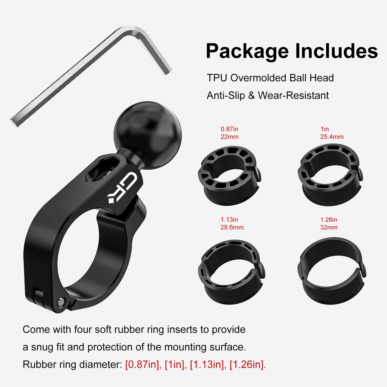 GRXPLORE GR-GD6P I-Shape Mount Base