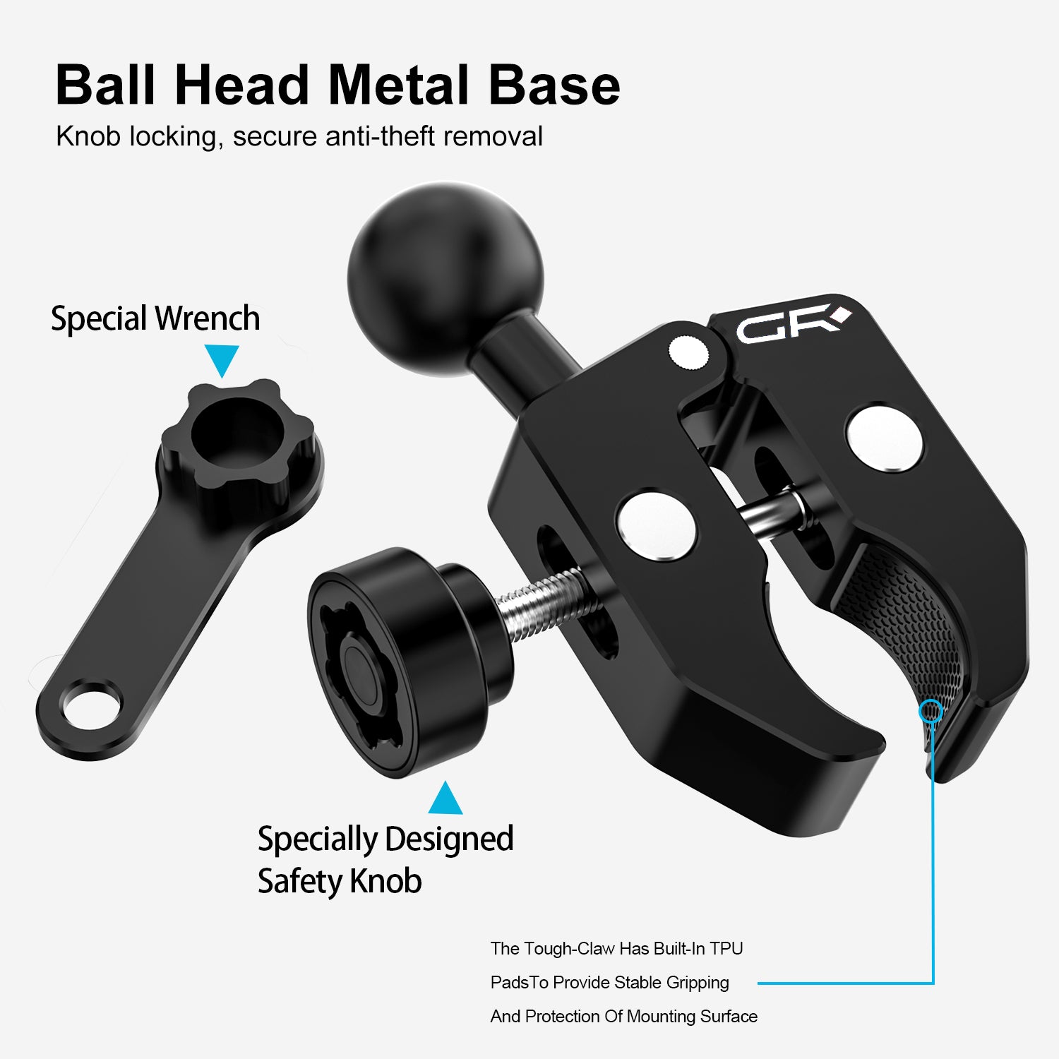 GRXPLORE GR-GD9P Anti Theft Mount Base