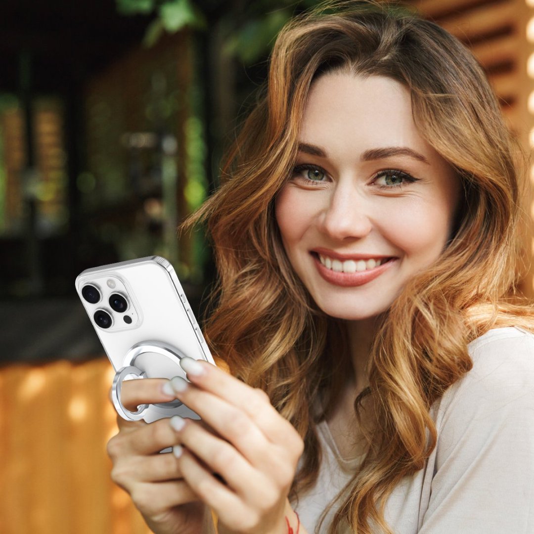 GRXPLORE GR-A3 Soporte de Anillo Magnético para Teléfono con Agarre MagSafe