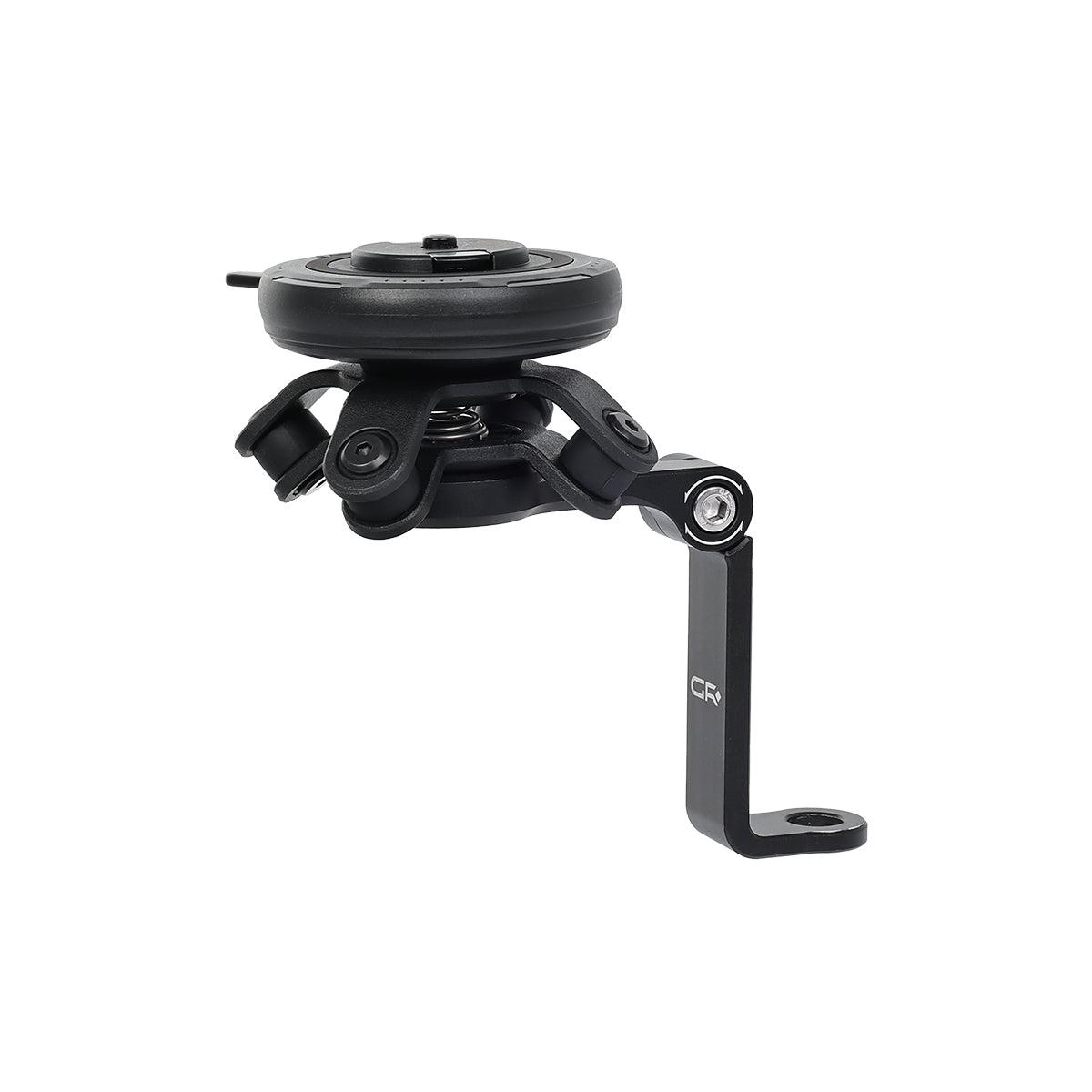GRXPLORE GR-MS9 Motorcycle Phone Mount for M6/M8/M10 Mirror Mounts with 360° Rotation, Vibration Dampener