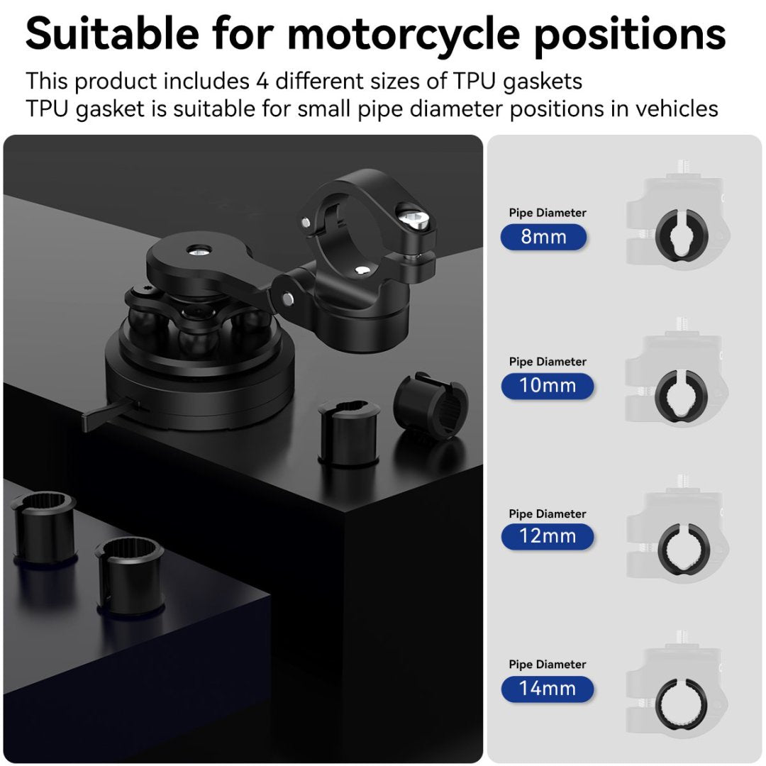 GRXPLORE GR-MT71 Soporte de Barra Transversal con Amortiguador de Vibraciones PRO