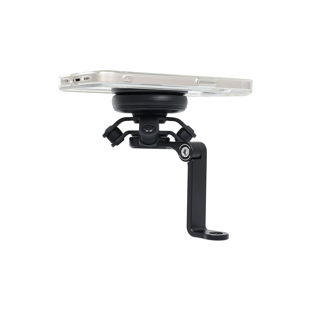 GRXPLORE GR-MS9 Motorcycle Phone Mount for M6/M8/M10 Mirror Mounts with 360° Rotation, Vibration Dampener