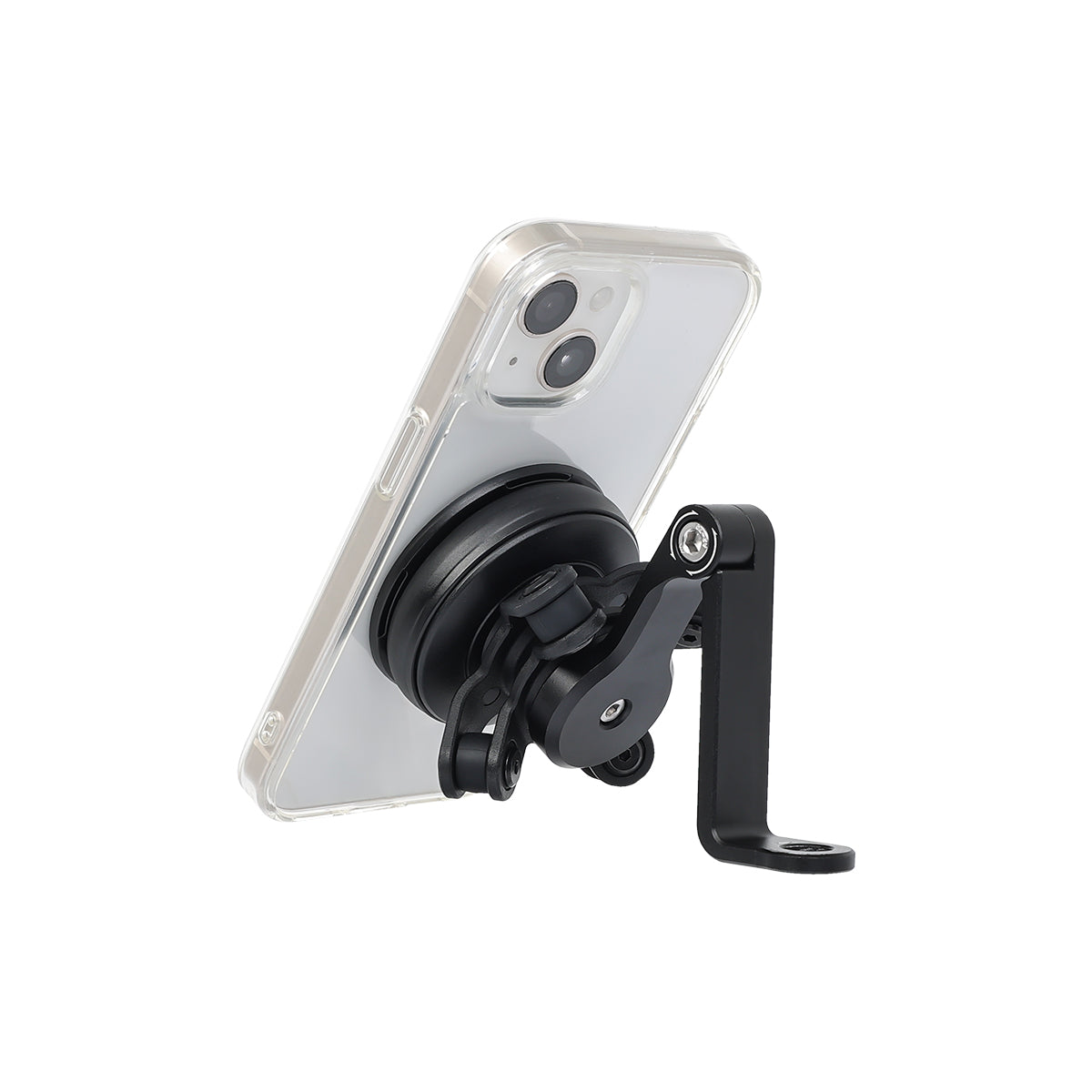 GRXPLORE GR-MS9 Motorcycle Phone Mount for M6/M8/M10 Mirror Mounts with 360° Rotation, Vibration Dampener