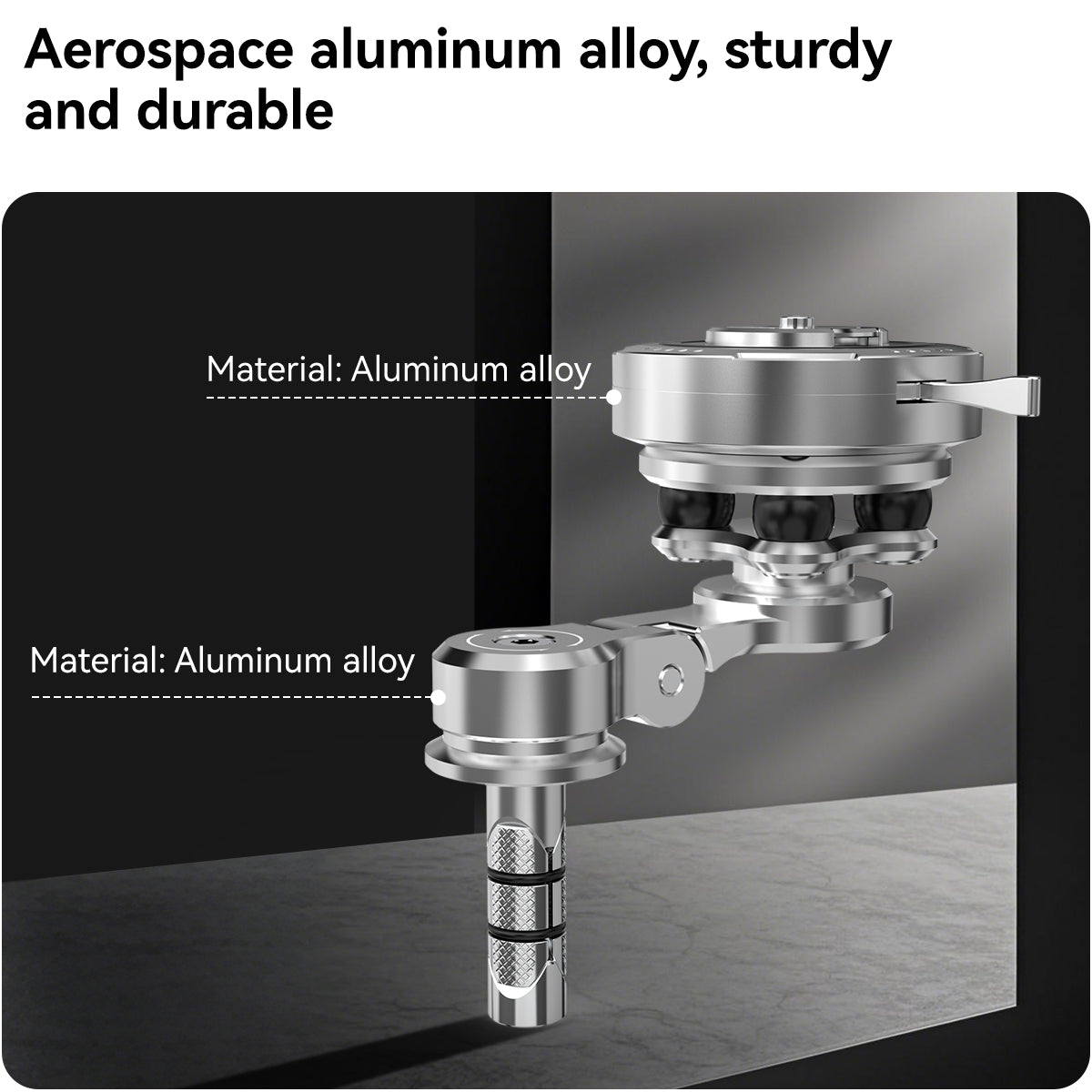 GRXPLORE GR-MT7-D Fork Stem Mount with Vibration Dampener PRO