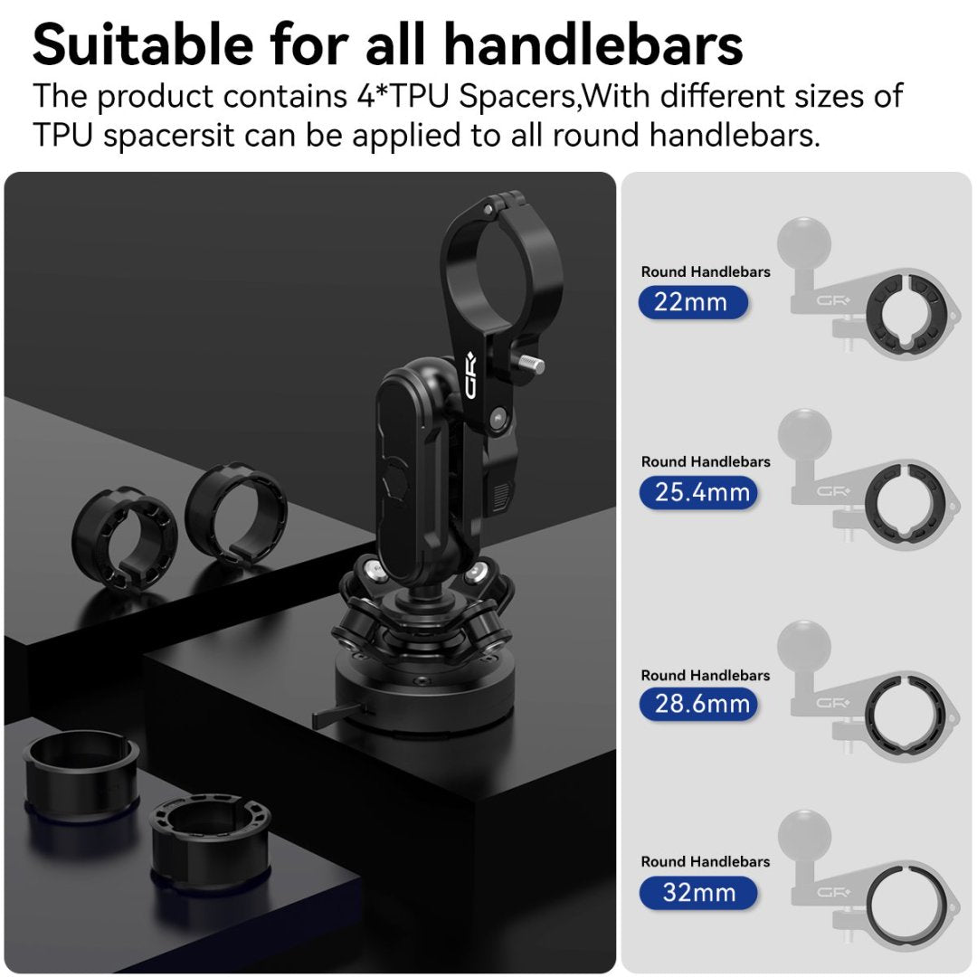 GR-MT4 Handlebar Mount Kit with Vibration Dampener