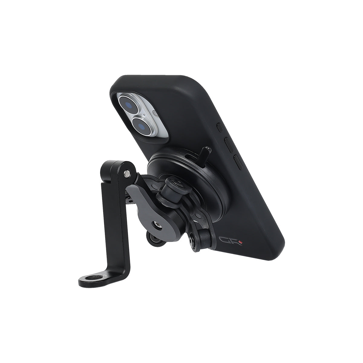GRXPLORE GR-MS9 Motorcycle Phone Mount for M6/M8/M10 Mirror Mounts with 360° Rotation, Vibration Dampener