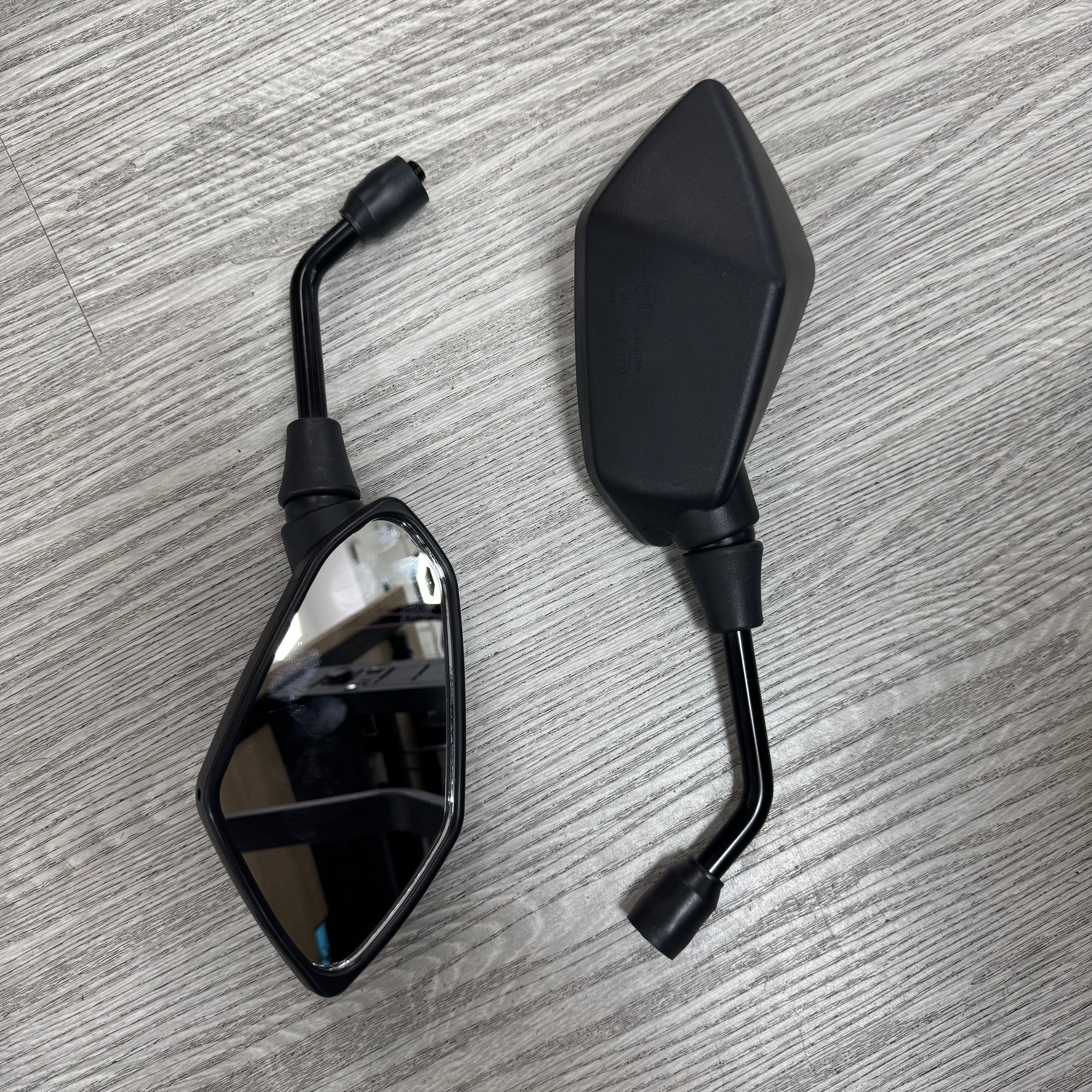 GRXPLORE Universal Handlebar Motorcycle Mirrors, Rear View Mirrors with M8 & M10 Bolts, Compatible with Bike, Scooter, ATV, UTV, Dirt Bike
