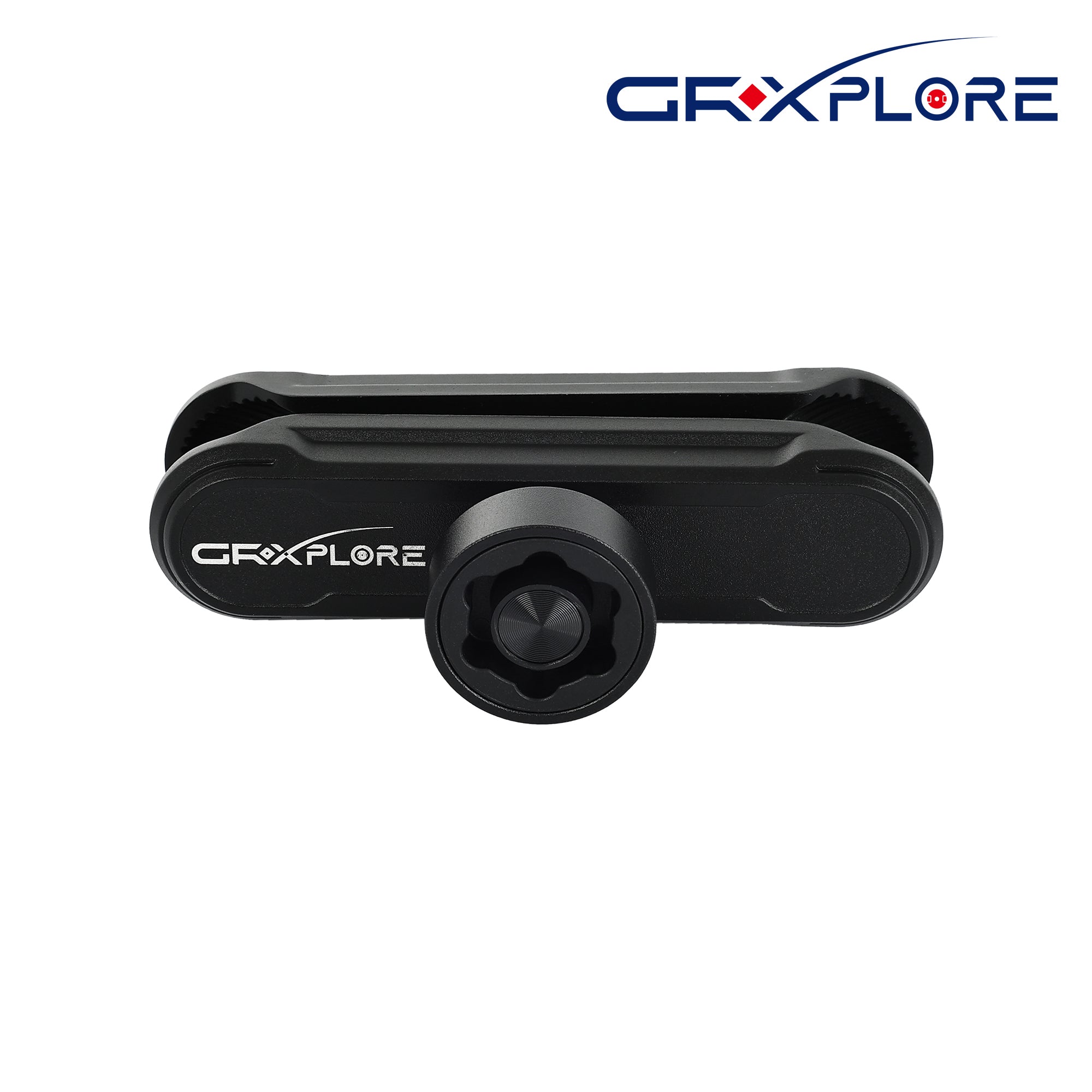GRXPLORE Anti-Theft Aluminum Alloy Double Socket Arm 1'' Ball Component (Medium Arm)