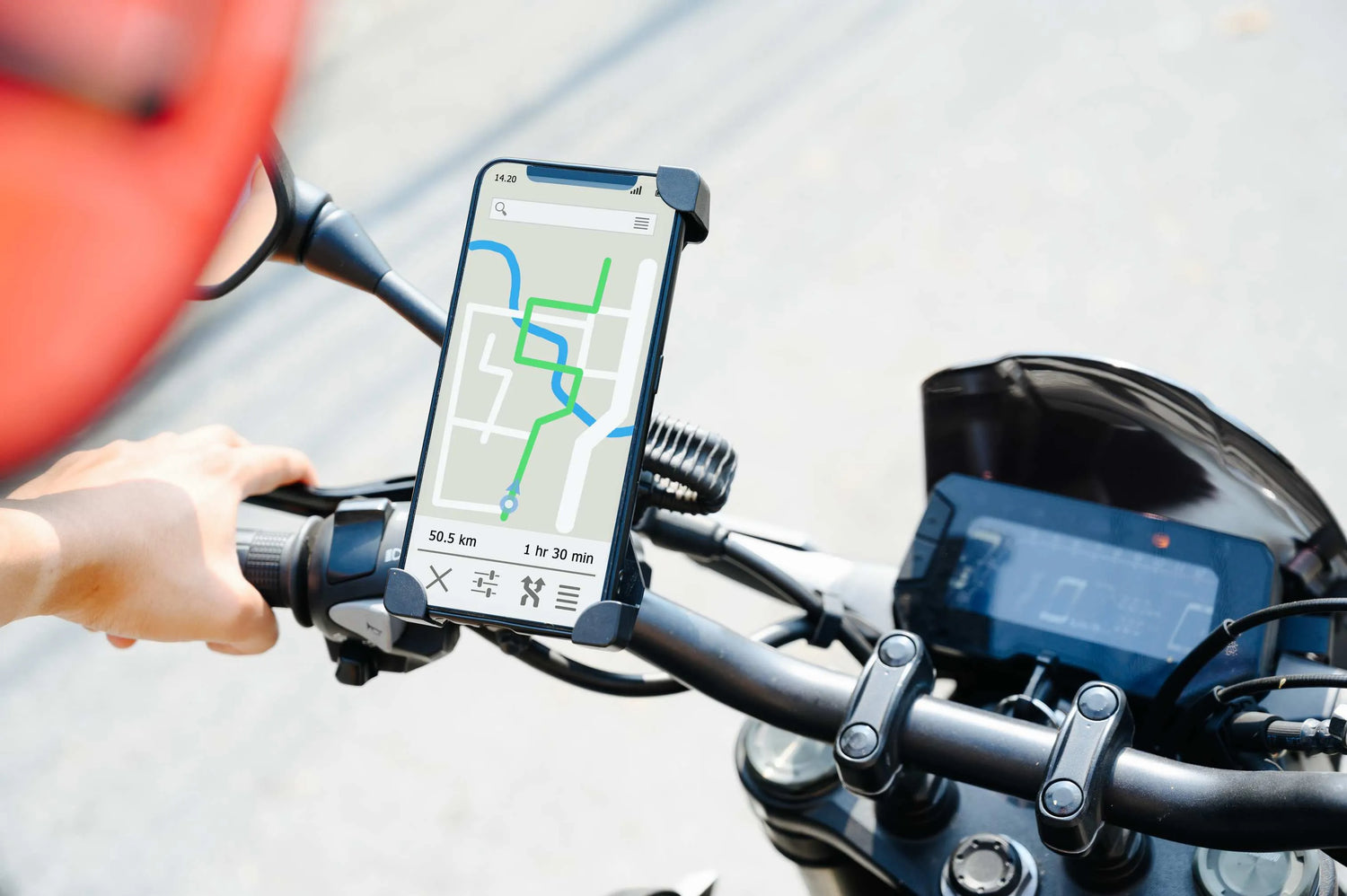 Explore the Best Motorcycle Handlebar Mounts for GPS, GoPro, and Smartphones