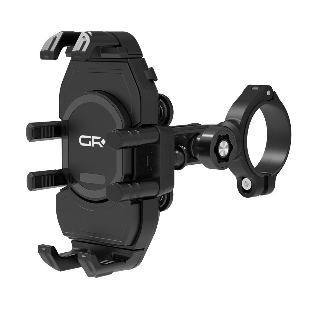 GRXPLORE GR-GS4-L Motorcycle Phone Mount with Wireless Charging, Vibration Dampener