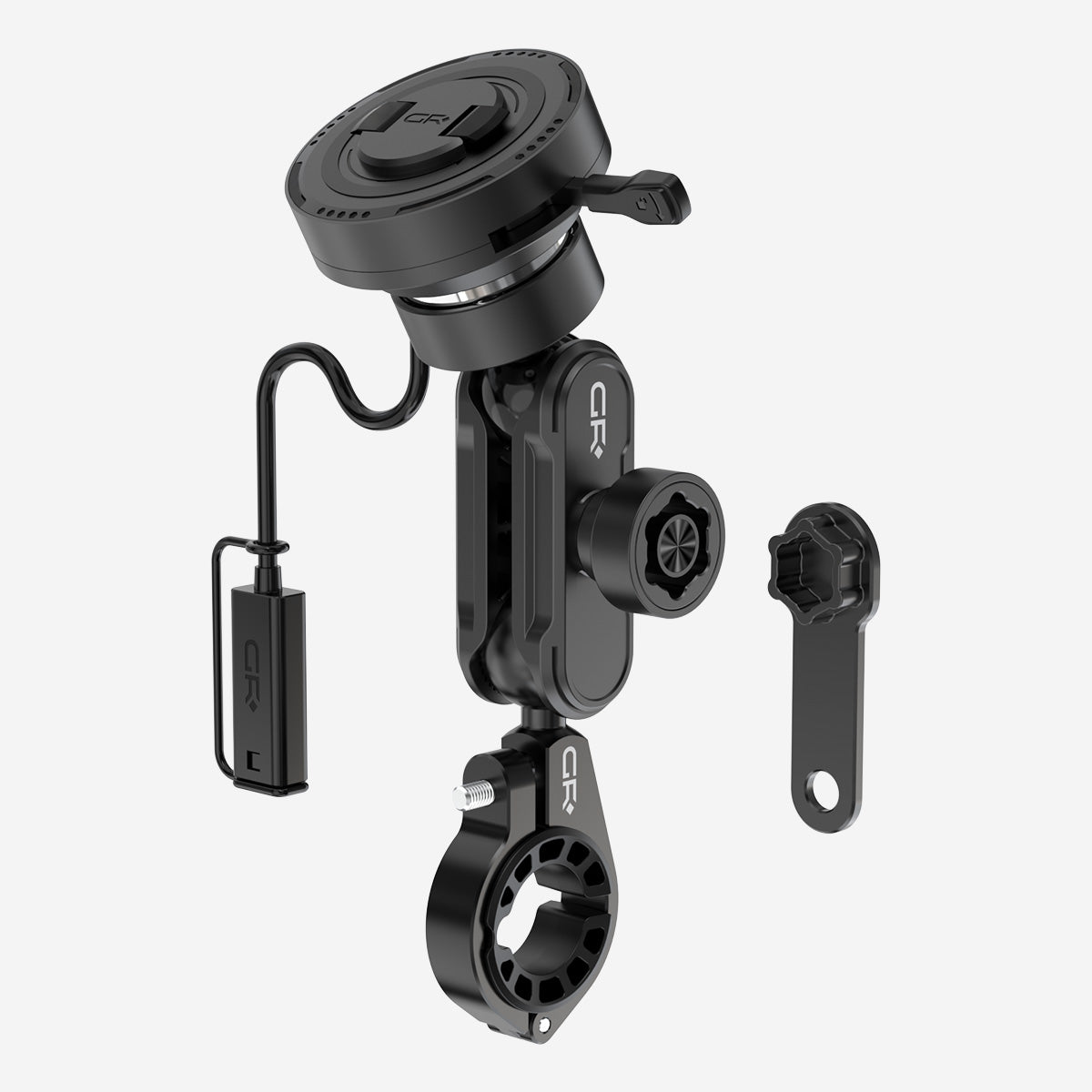 GRXPLORE GR-MW60-L Handlebar Mount with Wireless Charging