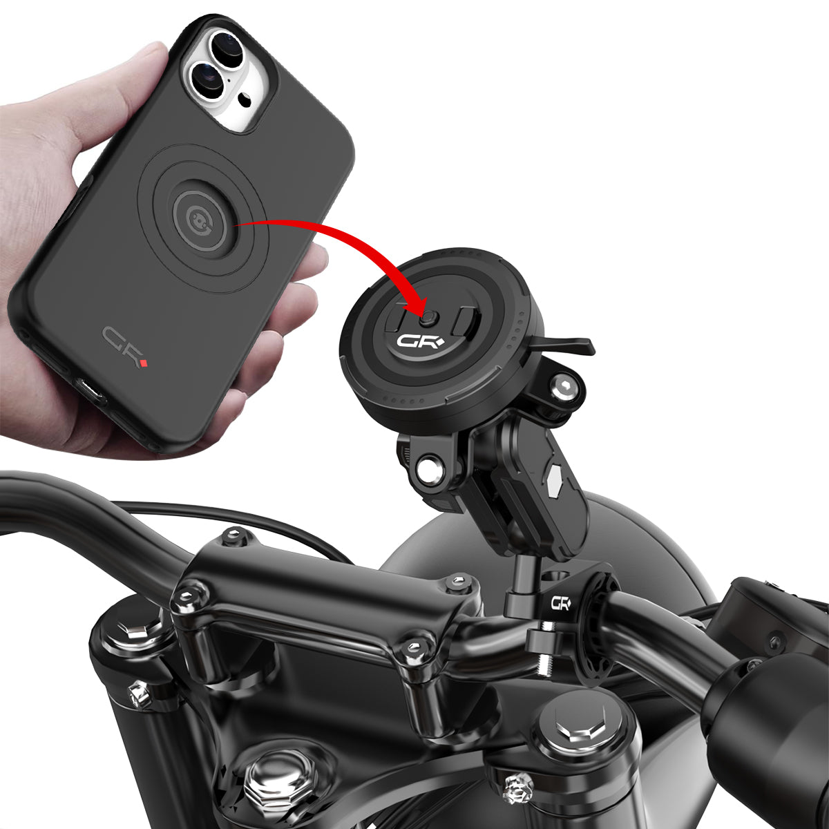GR-MT4 Handlebar Mount Kit with Vibration Dampener