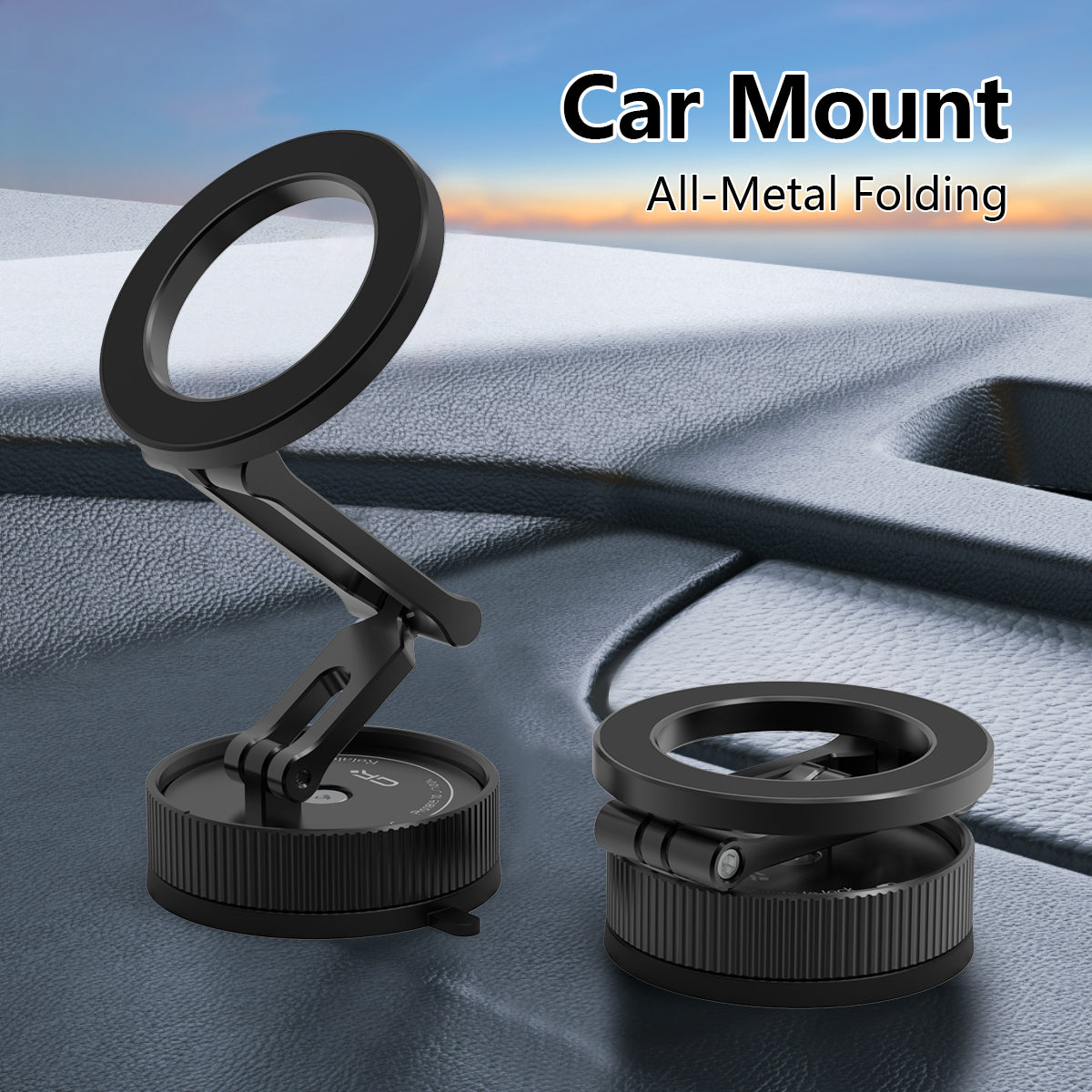GRXPLORE GR-CX3 Magnetic Phone Mount for Desk & Car Dashboard