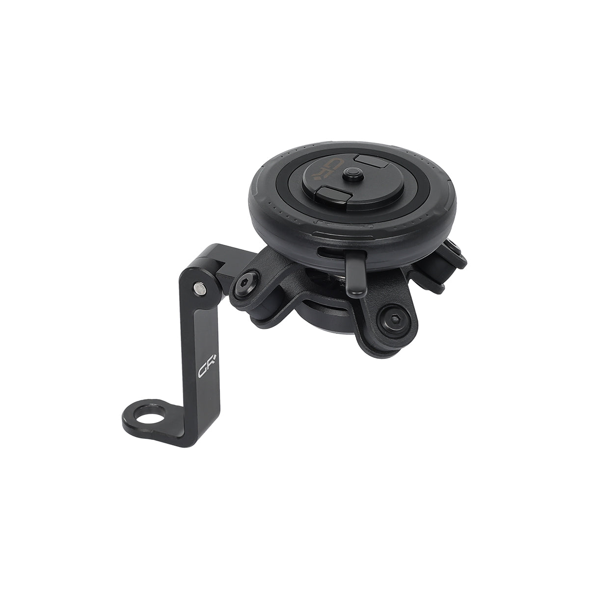 GRXPLORE GR-MS9 Motorcycle Phone Mount for M6/M8/M10 Mirror Mounts with 360° Rotation, Vibration Dampener