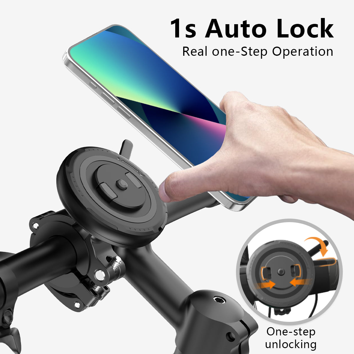 JK-KC804 Magnetic Quick Release Cycling Mount and Adapter