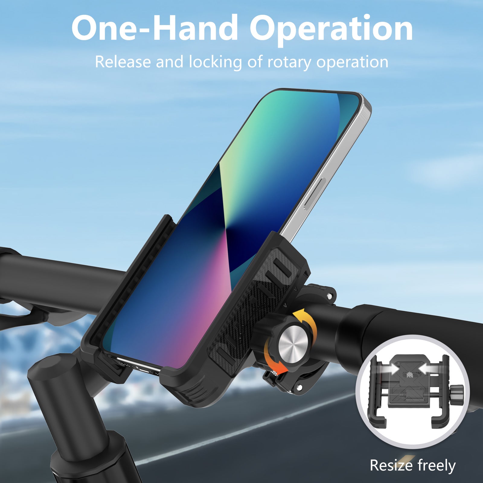 JK-WN808-G Bike Phone Mount with Ticking Sound