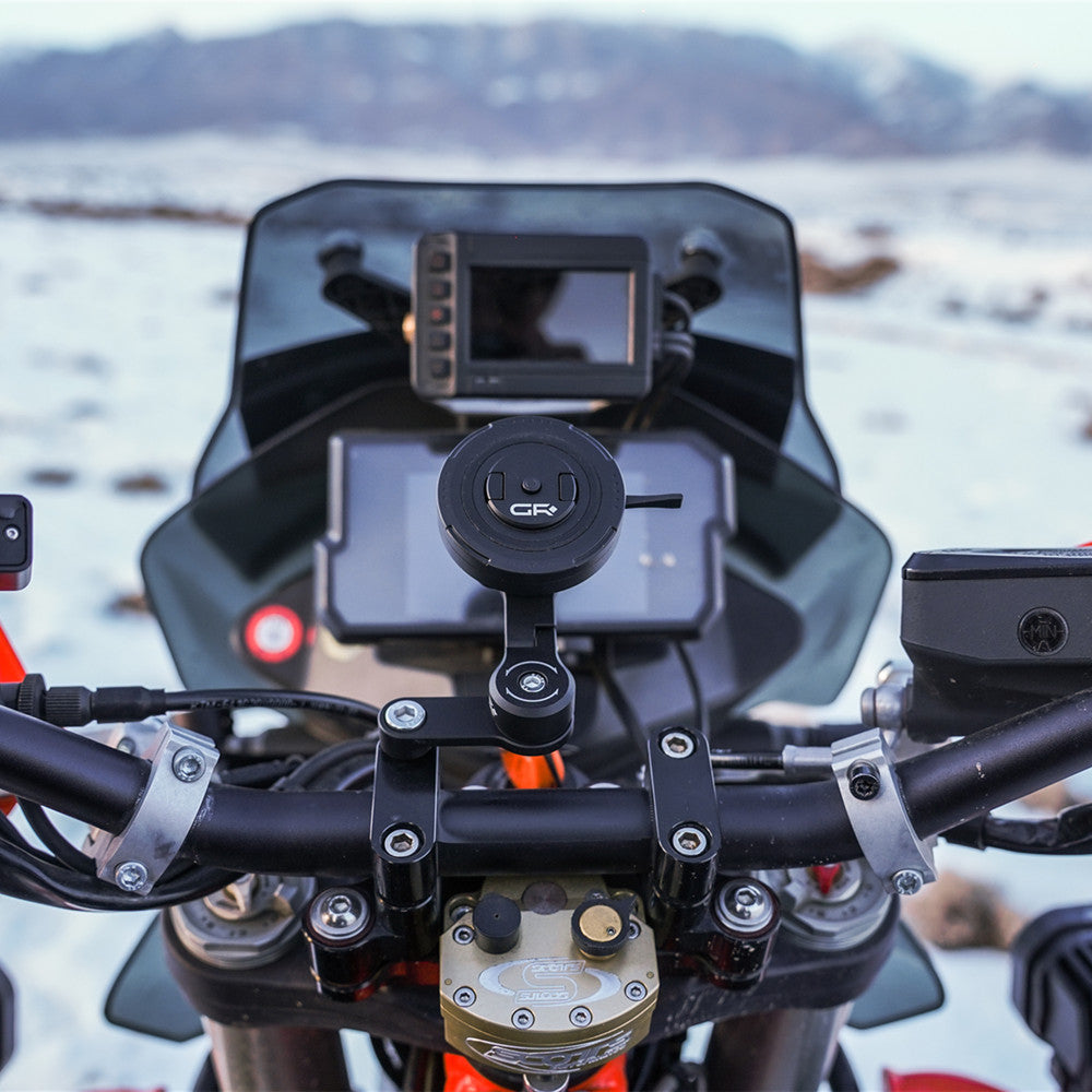 GRXPLORE GR-MT13-M6 Handlebar Clamp Bolt Mount Kit with Vibration Dampener PRO