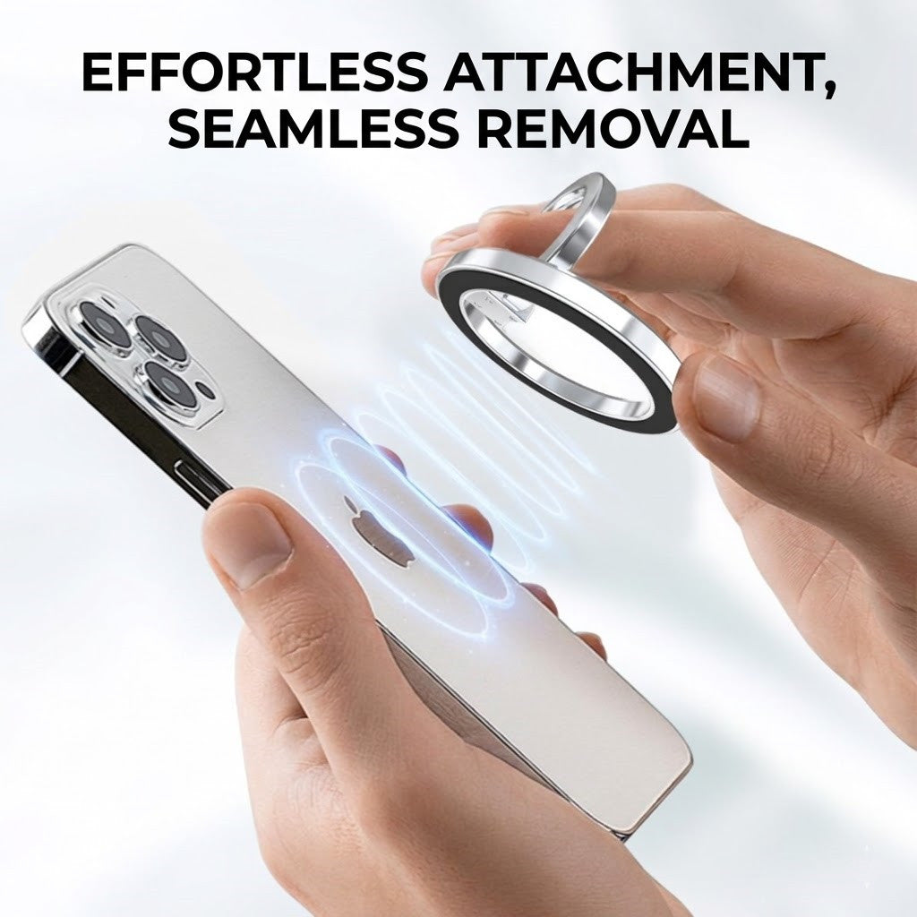 GRXPLORE GR-A3 Soporte de Anillo Magnético para Teléfono con Agarre MagSafe