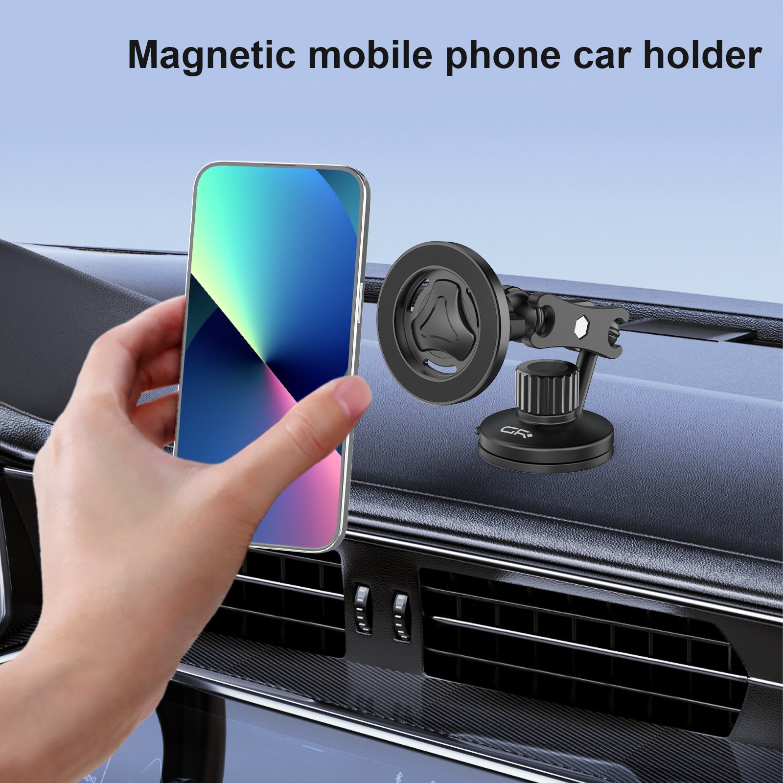 GR CX14 Car Phone Holder for Magsafe 360° Adjustable Car Phone Mount