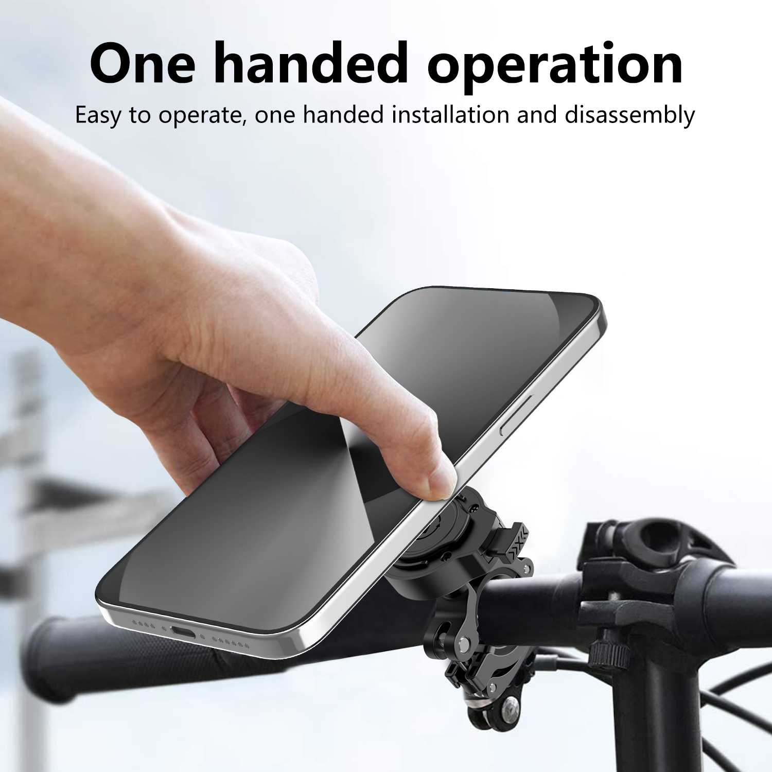 JK-KC802 Mobile Phone Holder for Cycling with Universal Adapter