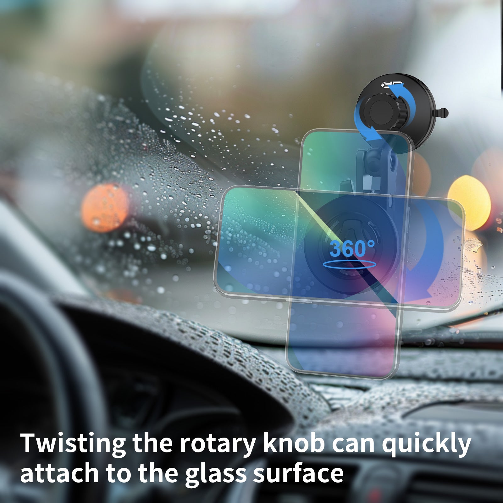 GR CX14 Car Phone Holder for Magsafe 360° Adjustable Car Phone Mount