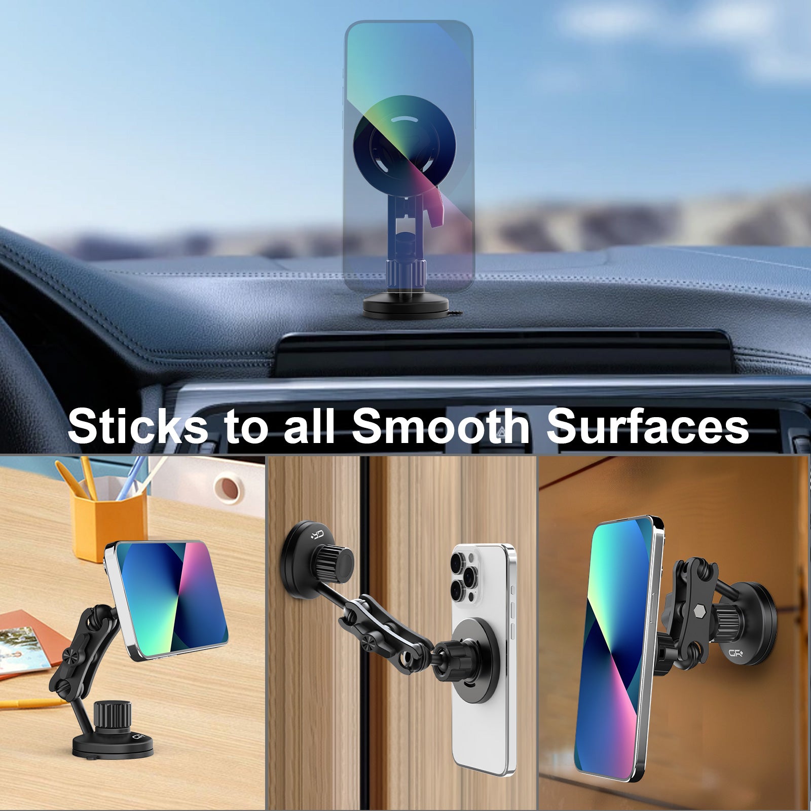 GR CX14 Car Phone Holder for Magsafe 360° Adjustable Car Phone Mount