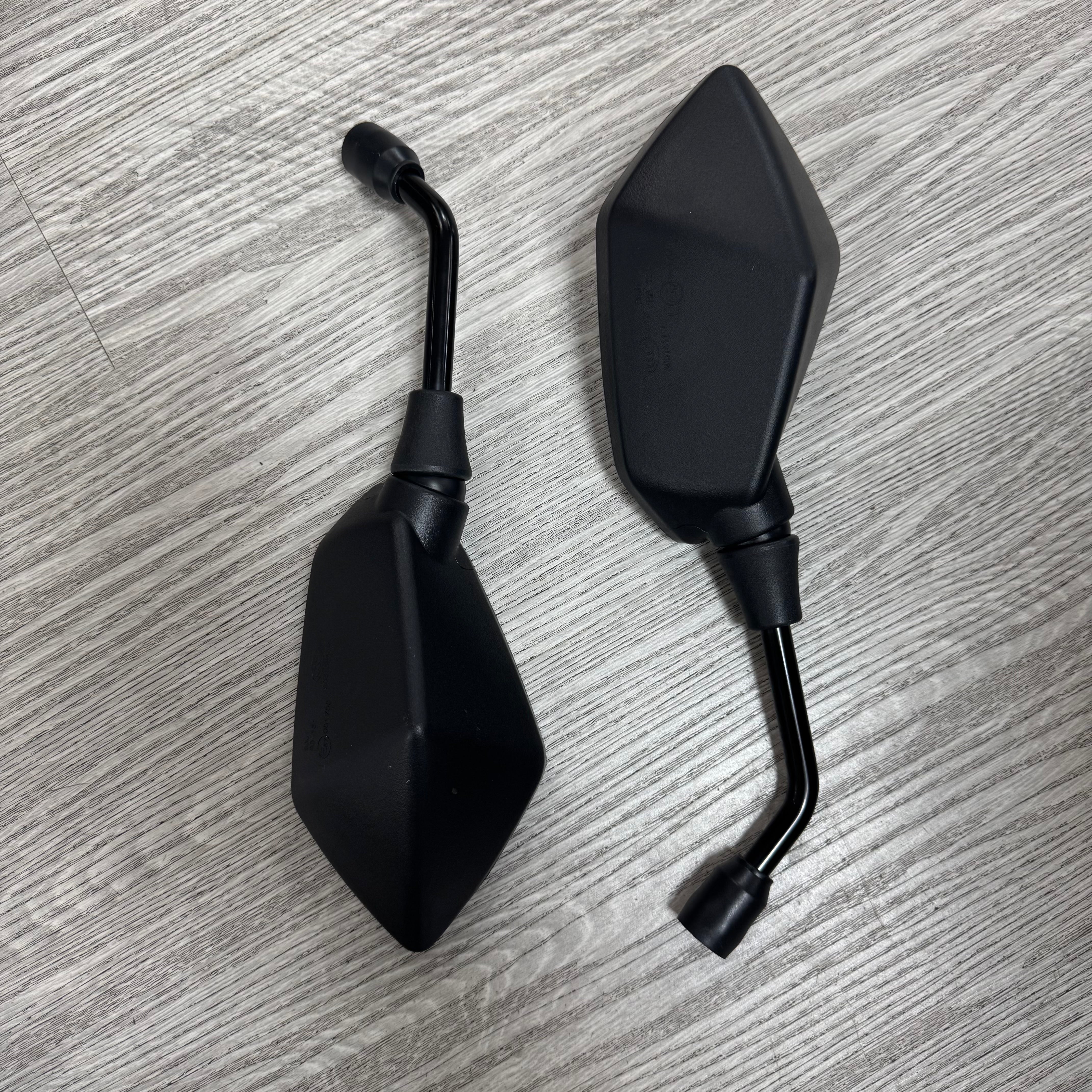 GRXPLORE Universal Handlebar Motorcycle Mirrors, Rear View Mirrors with M8 & M10 Bolts, Compatible with Bike, Scooter, ATV, UTV, Dirt Bike